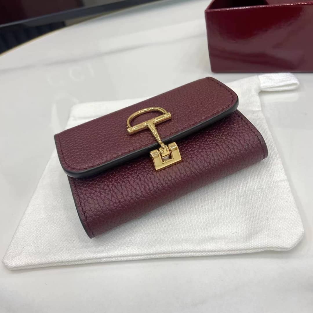 Gucci Softbit Leather Burgundy Card Case 828148_4_159998 Gucci Softbit Leather Burgundy Card Case 828148