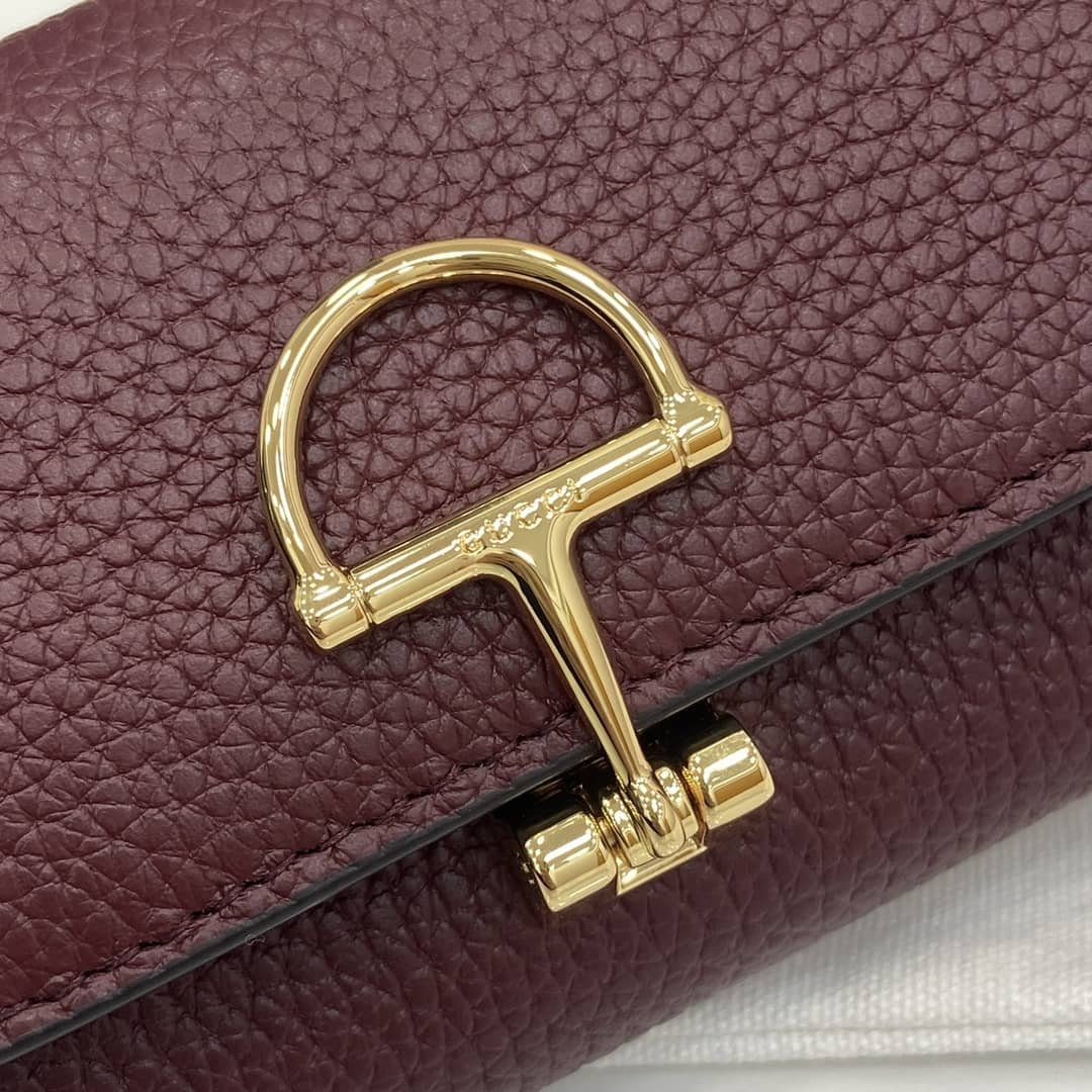 Gucci Softbit Leather Burgundy Card Case 828148_5_159998 Gucci Softbit Leather Burgundy Card Case 828148