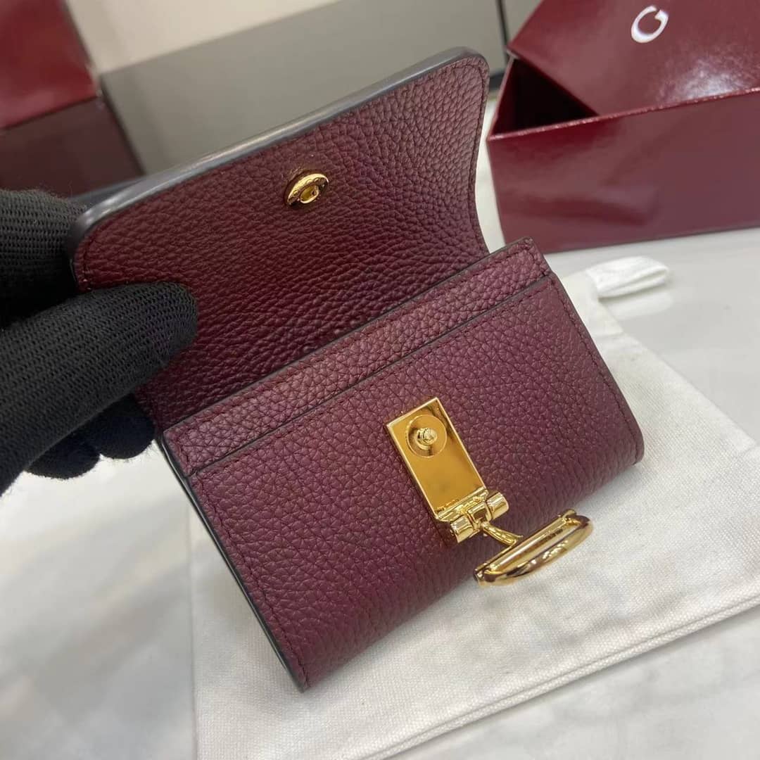 Gucci Softbit Leather Burgundy Card Case 828148_6_159998 Gucci Softbit Leather Burgundy Card Case 828148