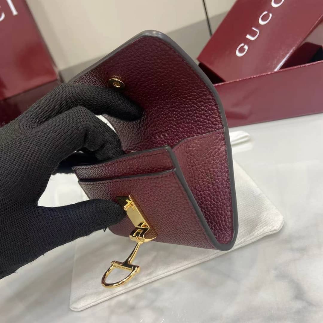 Gucci Softbit Leather Burgundy Card Case 828148_7_159998 Gucci Softbit Leather Burgundy Card Case 828148