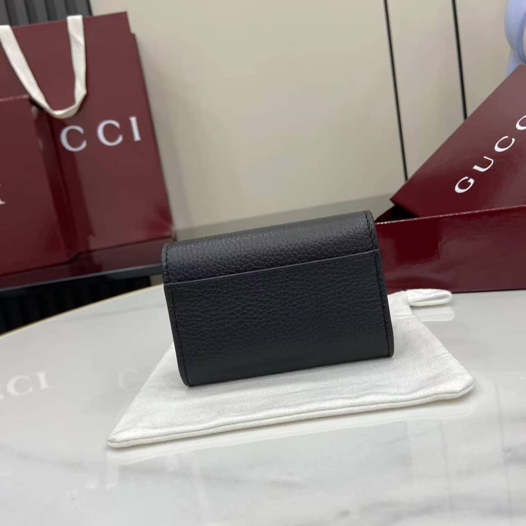 Gucci Softbit Leather Black Card Case 828148_2_160008 Gucci Softbit Leather Black Card Case 828148