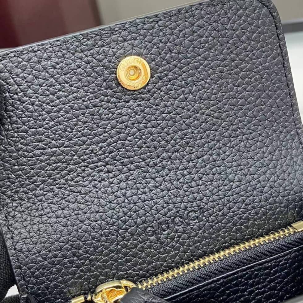 Gucci Softbit Leather Black Card Case 828148_4_160008 Gucci Softbit Leather Black Card Case 828148