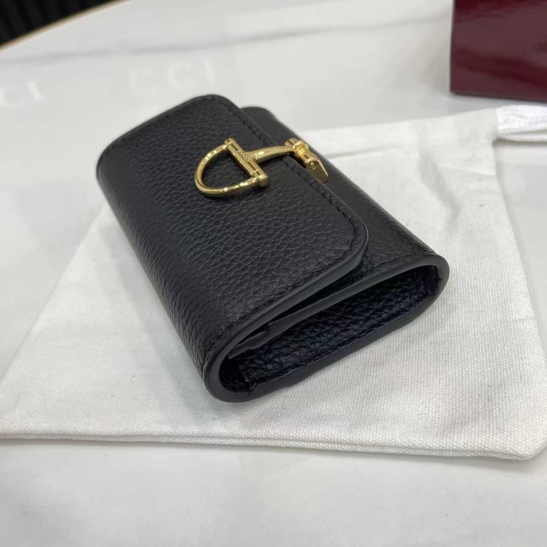 Gucci Softbit Leather Black Card Case 828148_6_160008 Gucci Softbit Leather Black Card Case 828148