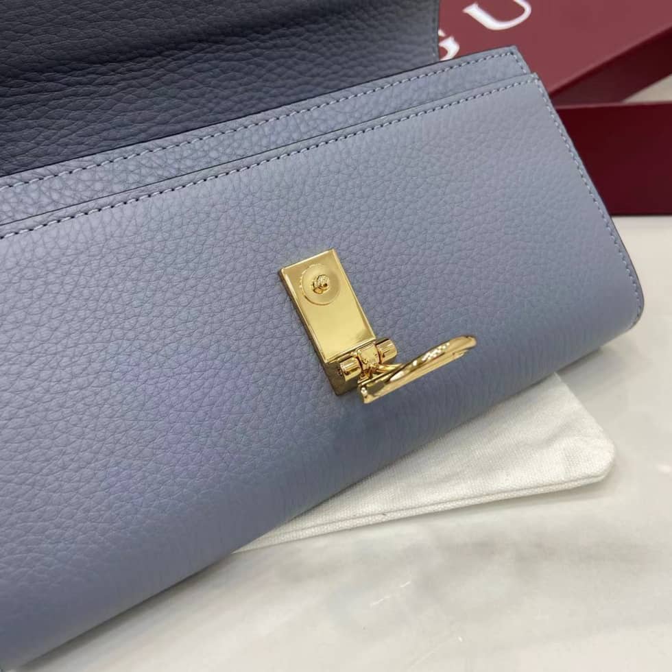 Gucci Softbit Leather Blue Continental Wallet_5_160028 Gucci Softbit Leather Blue Continental Wallet