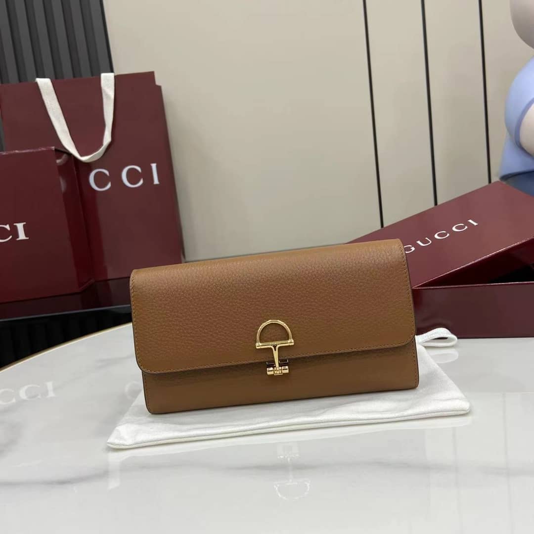 Gucci Softbit Leather Brown Continental Wallet_10_160048 Gucci Softbit Leather Brown Continental Wallet