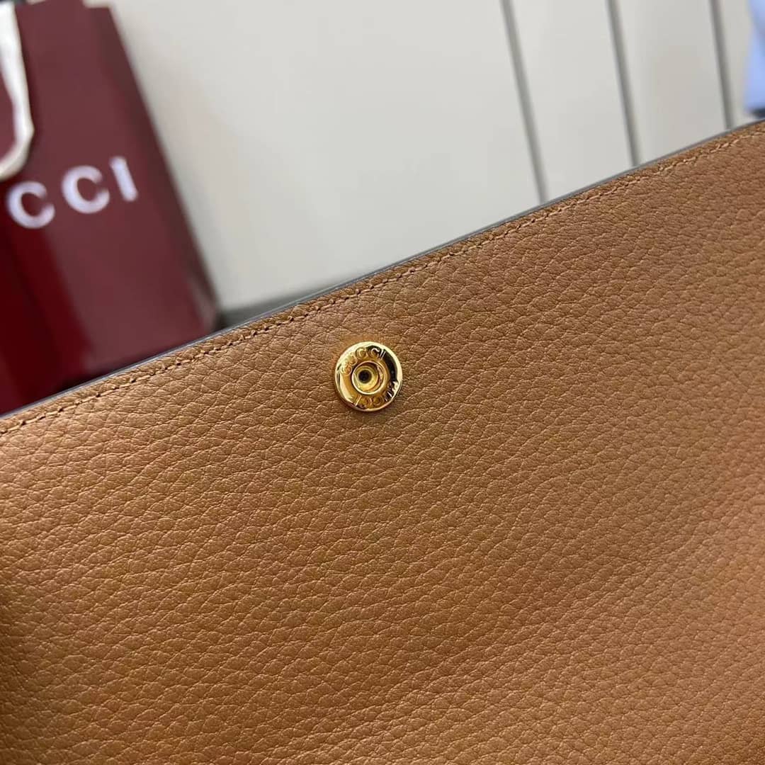 Gucci Softbit Leather Brown Continental Wallet_5_160048 Gucci Softbit Leather Brown Continental Wallet
