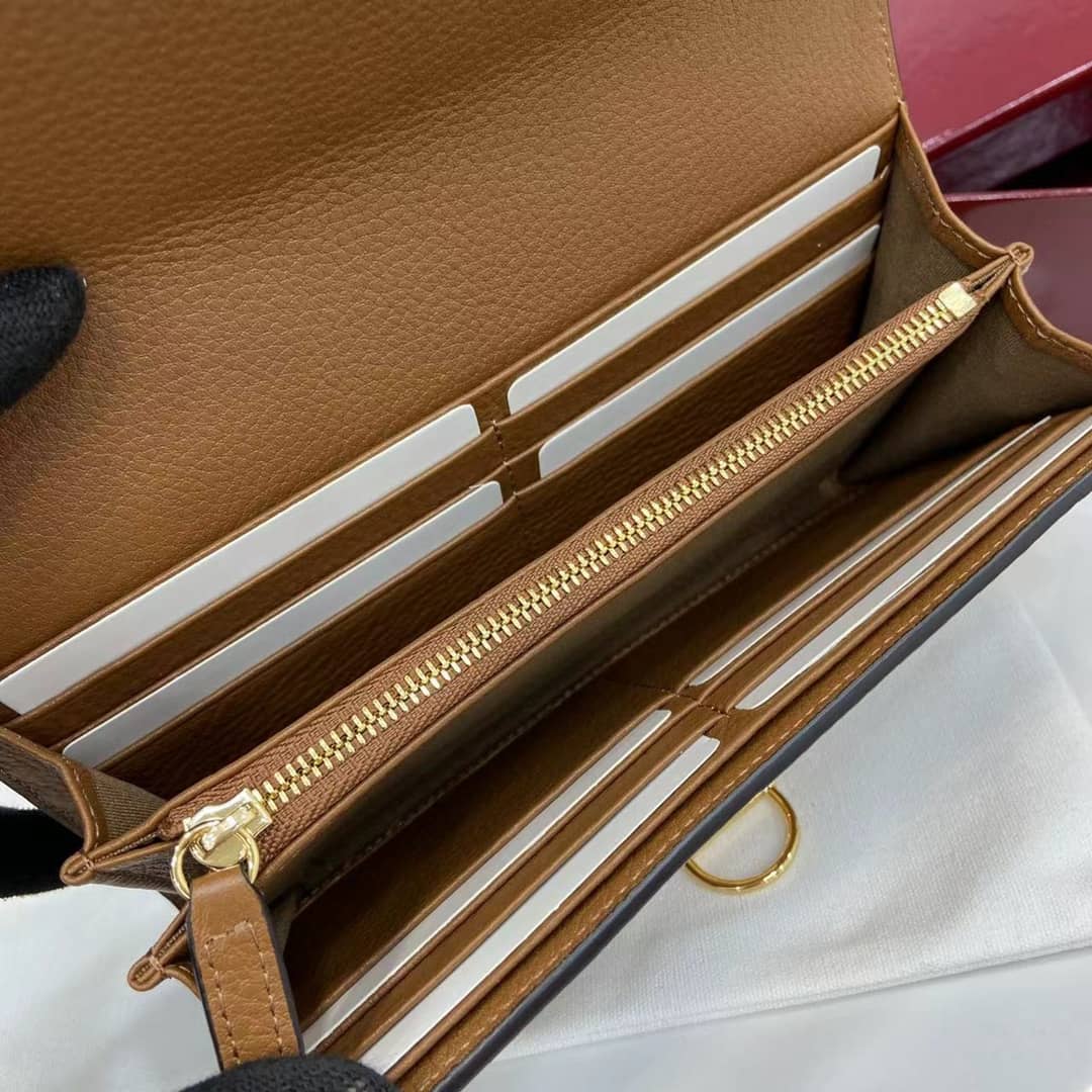 Gucci Softbit Leather Brown Continental Wallet_8_160048 Gucci Softbit Leather Brown Continental Wallet