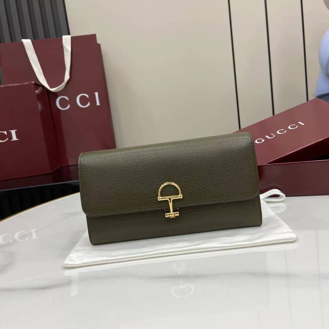 Gucci Softbit Leather Green Continental Wallet_10_160058 Gucci Softbit Leather Green Continental Wallet