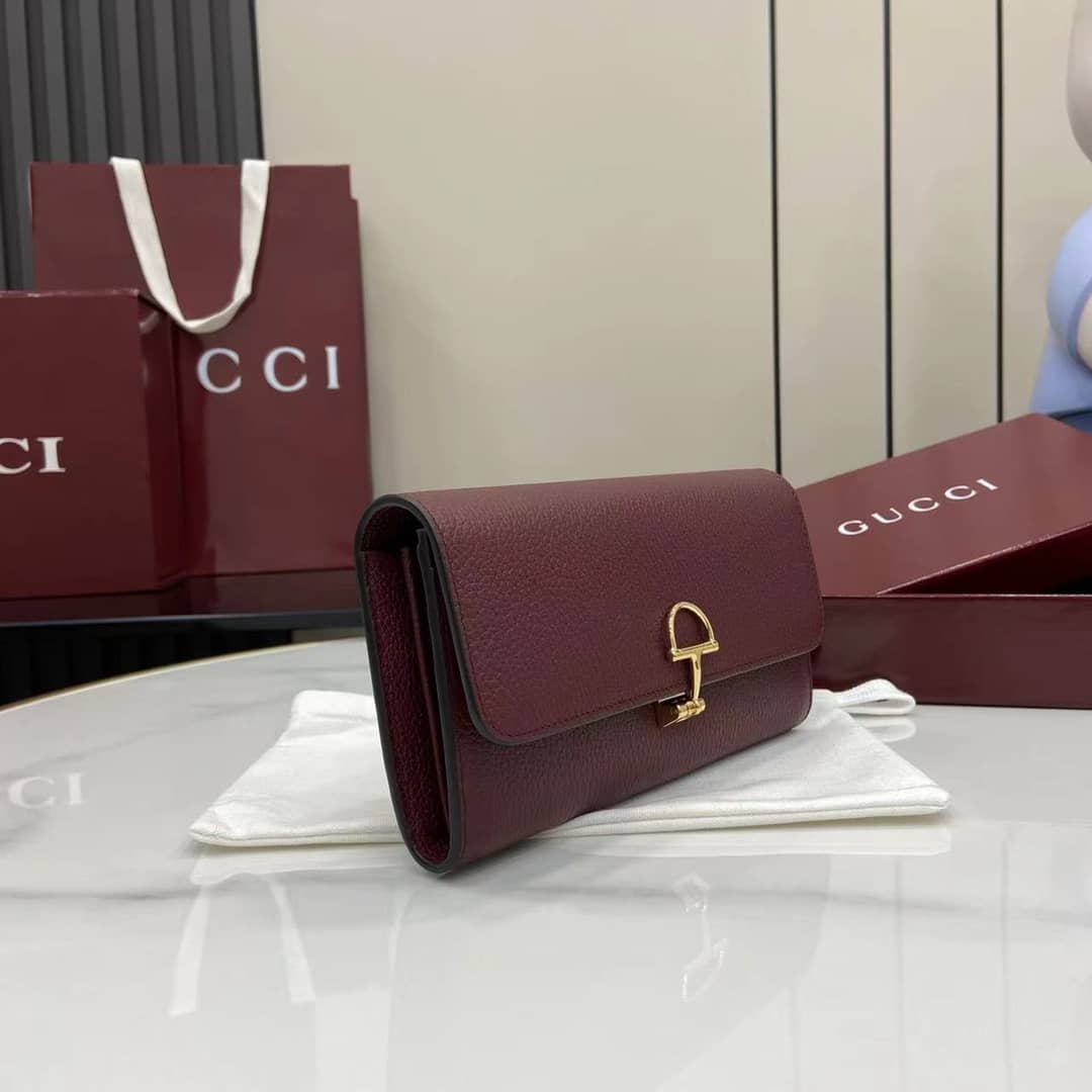 Gucci Softbit Leather Burgundy Continental Wallet_2_160068 Gucci Softbit Leather Burgundy Continental Wallet
