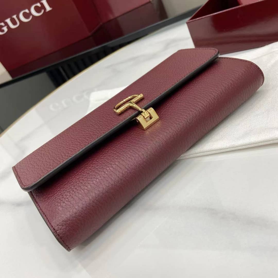 Gucci Softbit Leather Burgundy Continental Wallet_3_160068 Gucci Softbit Leather Burgundy Continental Wallet