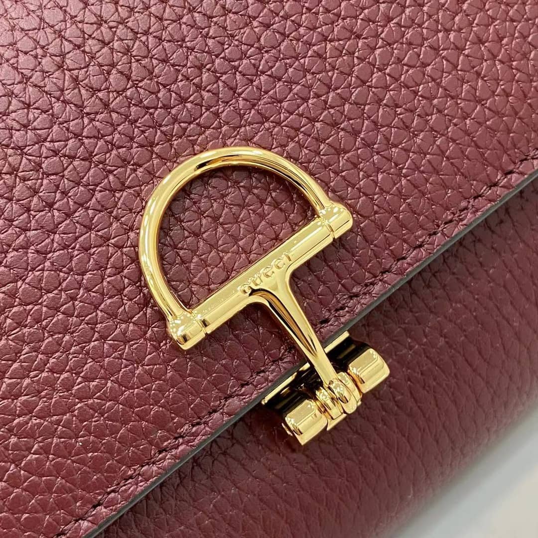Gucci Softbit Leather Burgundy Continental Wallet_4_160068 Gucci Softbit Leather Burgundy Continental Wallet