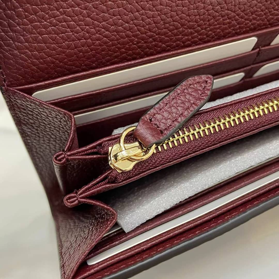 Gucci Softbit Leather Burgundy Continental Wallet_8_160068 Gucci Softbit Leather Burgundy Continental Wallet