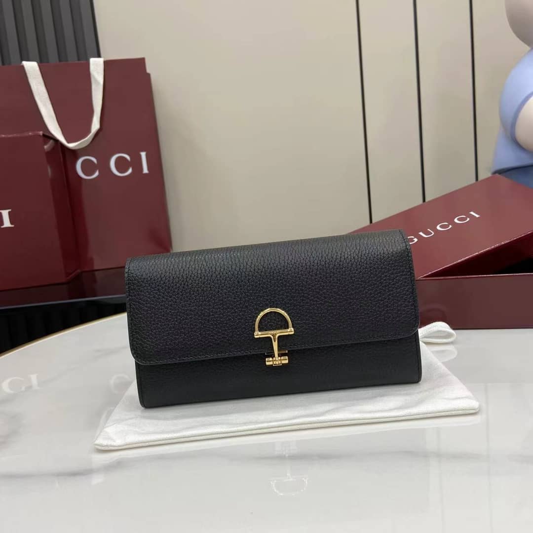 Gucci Softbit Leather Black Continental Wallet_10_160078 Gucci Softbit Leather Black Continental Wallet