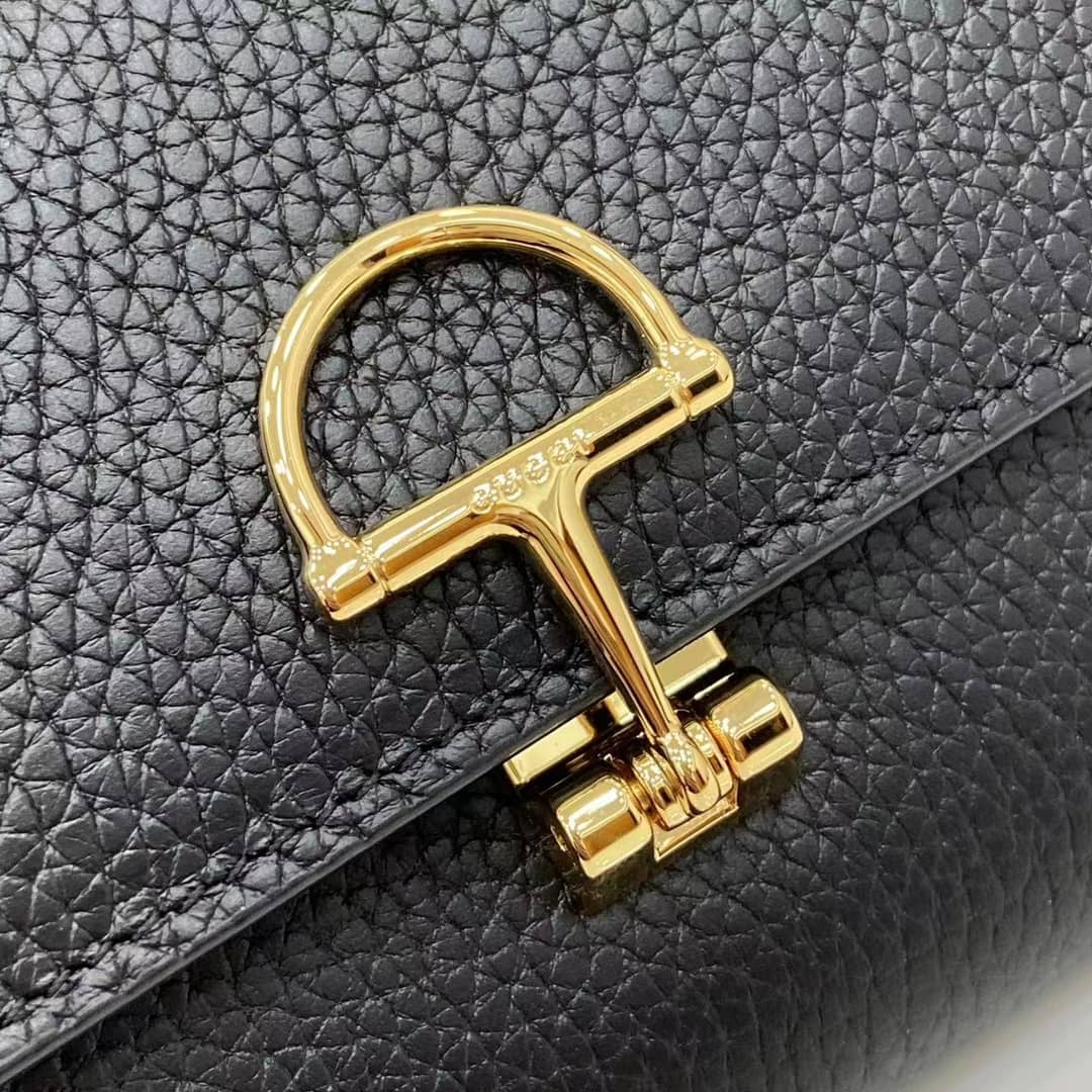 Gucci Softbit Leather Black Continental Wallet_5_160078 Gucci Softbit Leather Black Continental Wallet