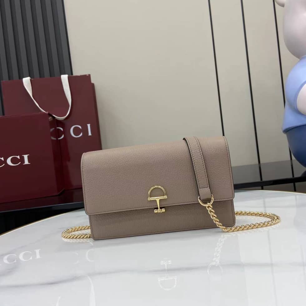 Gucci Softbit Leather Small Taupe Bag 837373_10_160098 Gucci Softbit Leather Small Taupe Bag 837373