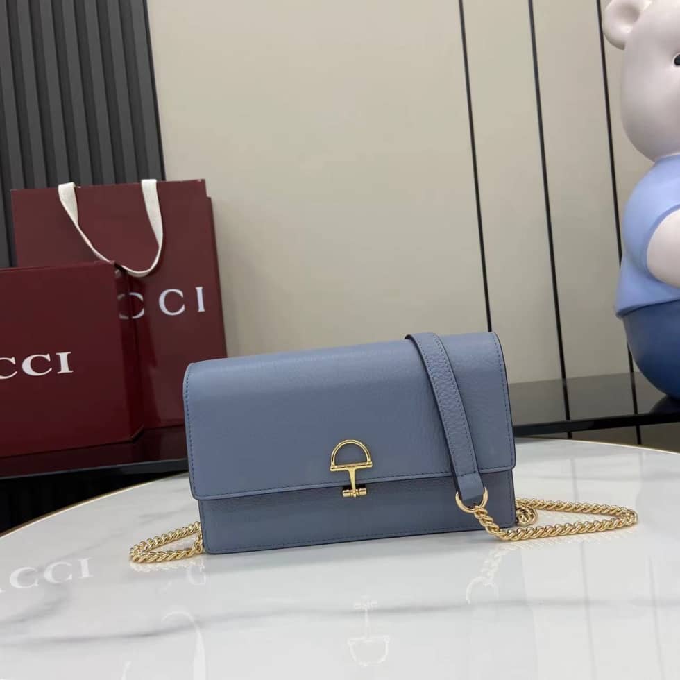 Gucci Softbit Leather Small Blue Bag 837373_10_160108 Gucci Softbit Leather Small Blue Bag 837373