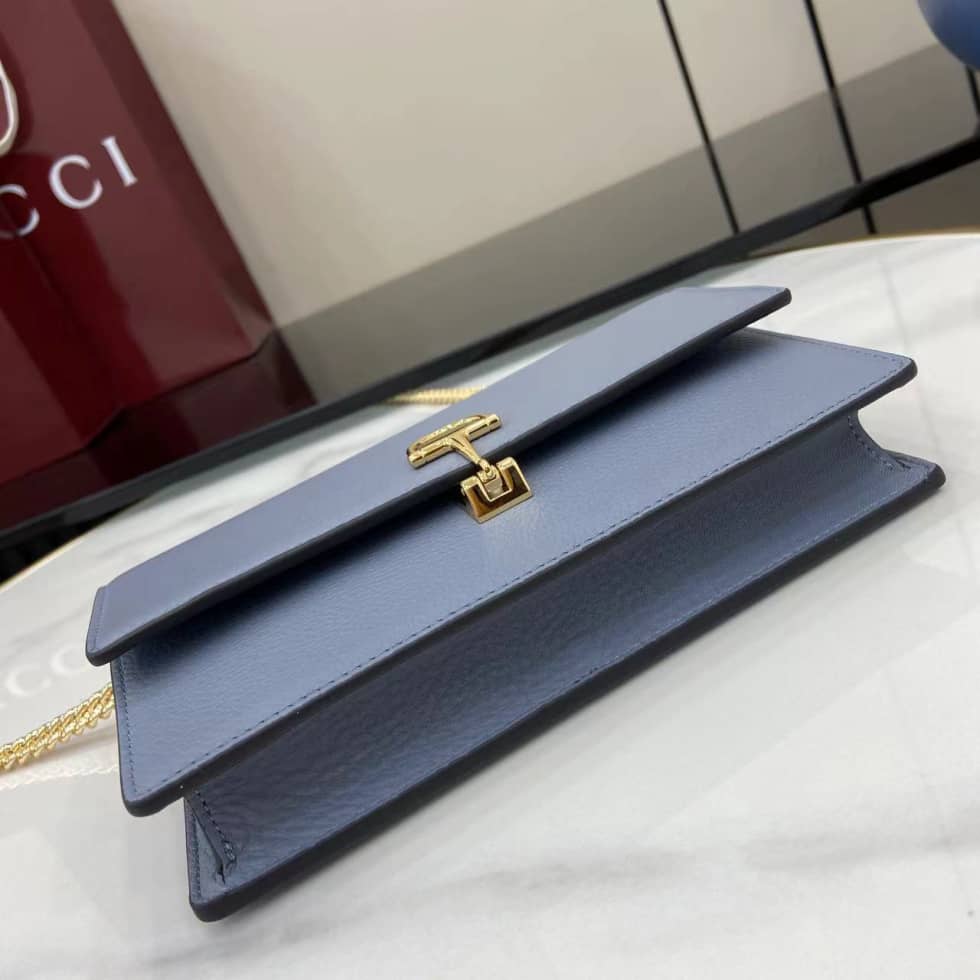 Gucci Softbit Leather Small Blue Bag 837373_3_160108 Gucci Softbit Leather Small Blue Bag 837373