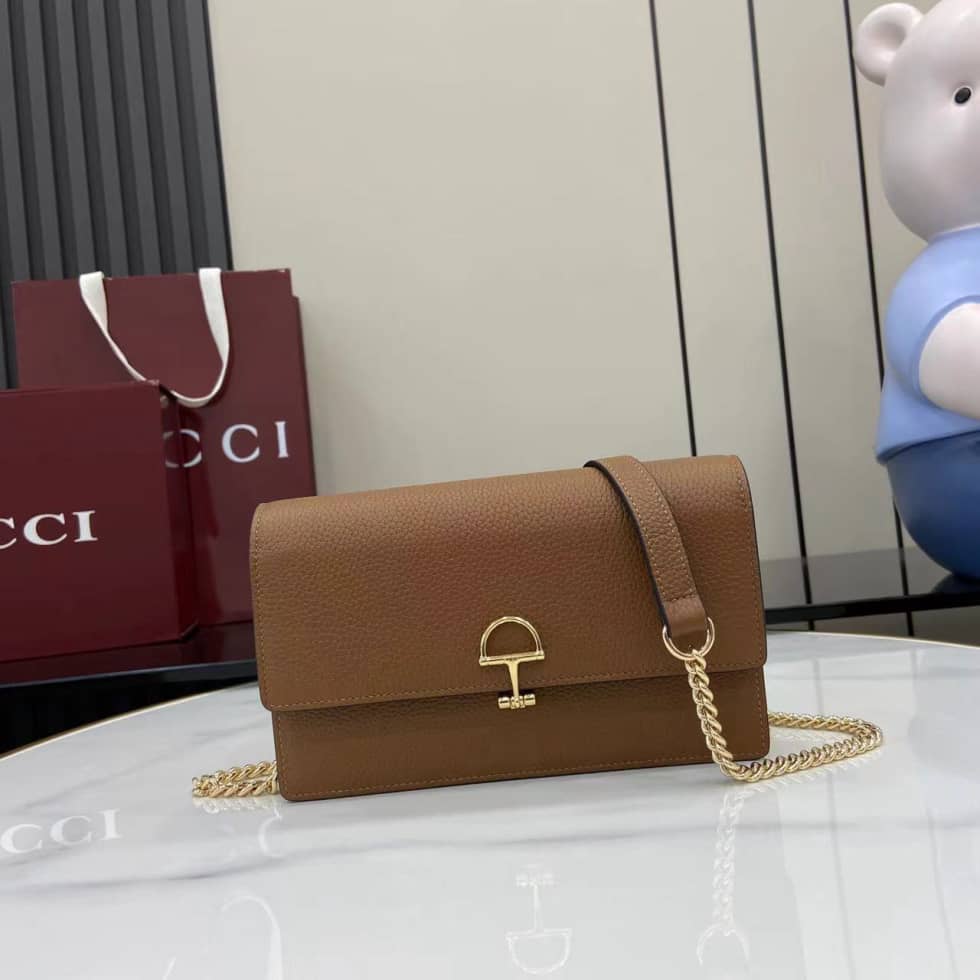 Gucci Softbit Leather Small Brown Bag 837373_10_160118 Gucci Softbit Leather Small Brown Bag 837373