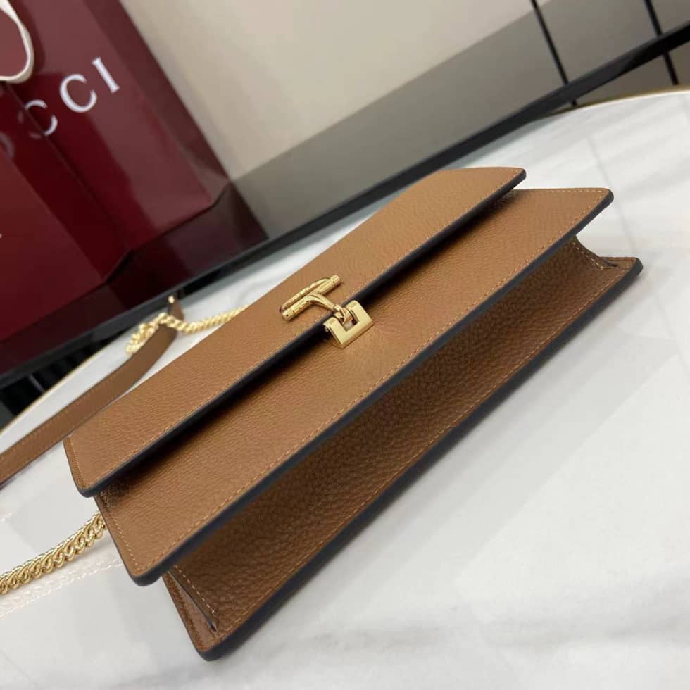 Gucci Softbit Leather Small Brown Bag 837373_3_160118 Gucci Softbit Leather Small Brown Bag 837373