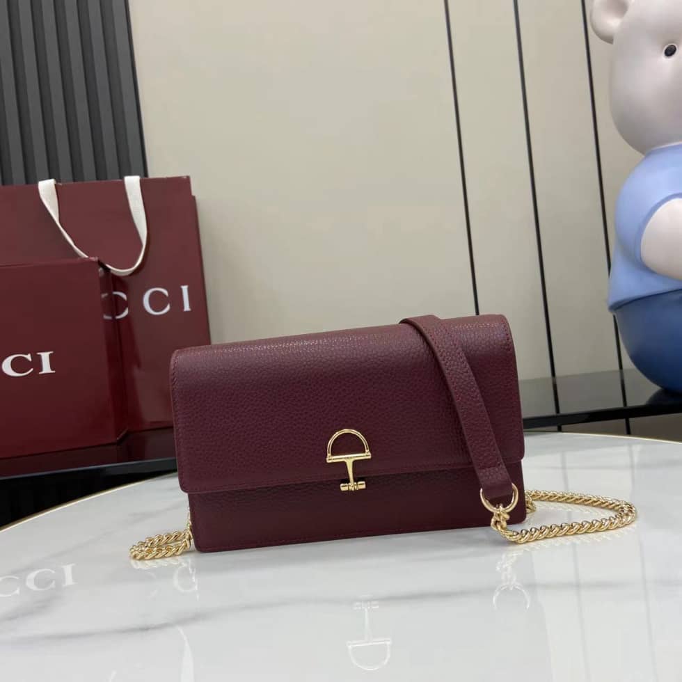 Gucci Softbit Leather Small Burgundy Bag 837373_10_160128 Gucci Softbit Leather Small Burgundy Bag 837373
