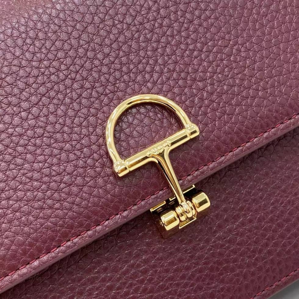 Gucci Softbit Leather Small Burgundy Bag 837373_4_160128 Gucci Softbit Leather Small Burgundy Bag 837373