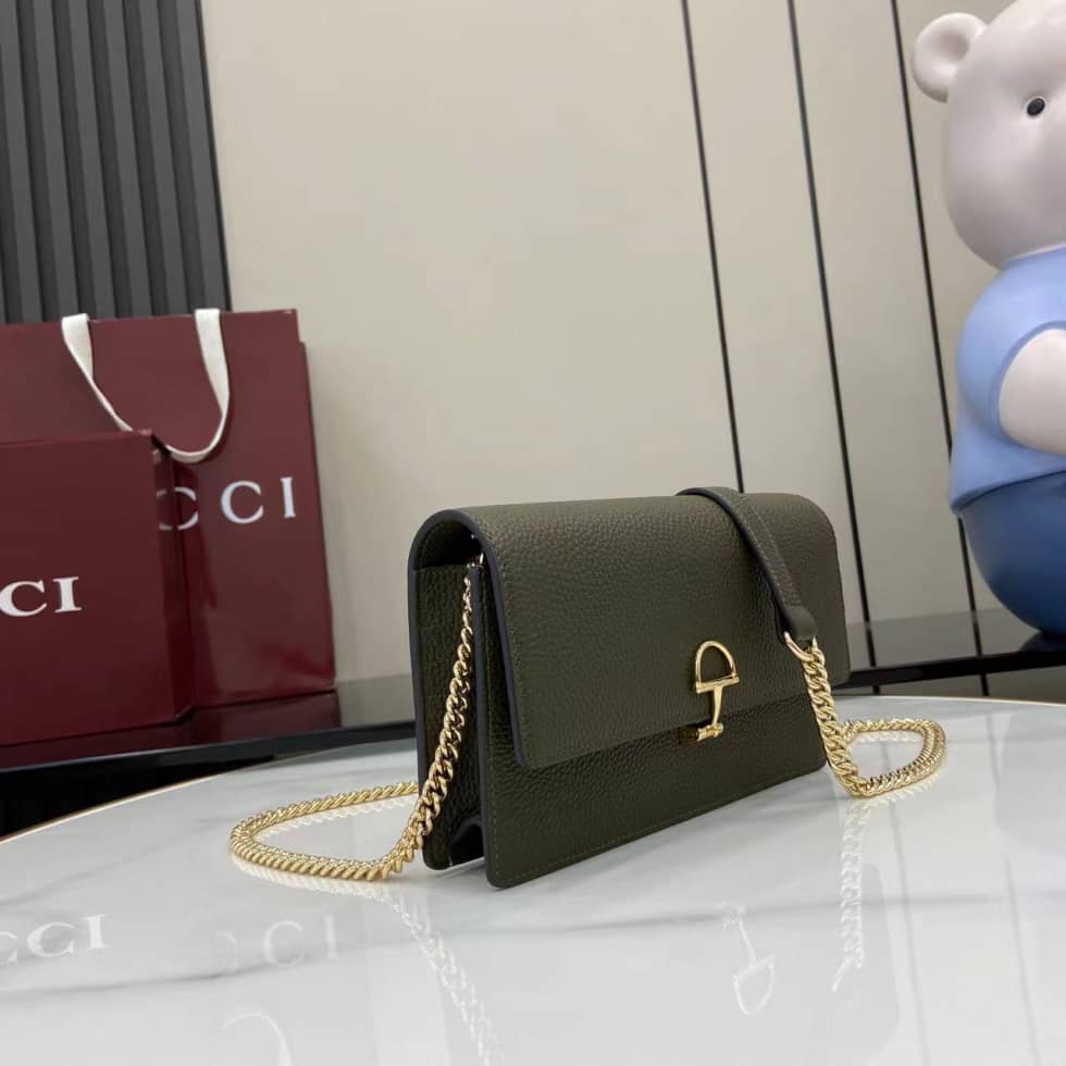 Gucci Softbit Leather Small Green Bag 837373_6_160138 Gucci Softbit Leather Small Green Bag 837373