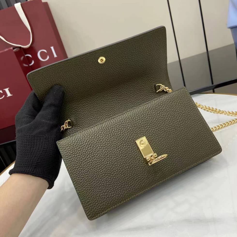 Gucci Softbit Leather Small Green Bag 837373_7_160138 Gucci Softbit Leather Small Green Bag 837373