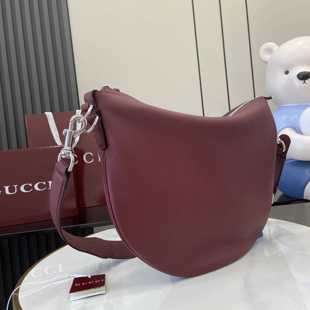 Gucci B Mens Leather Small Burgundy Shoulder Bag_1_160208 Gucci B Mens Leather Small Burgundy Shoulder Bag