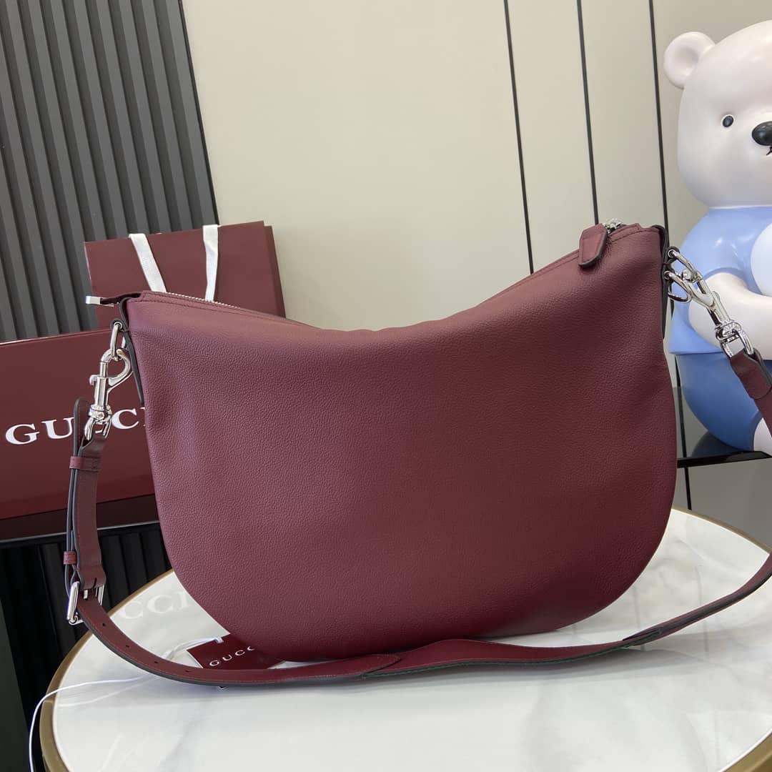 Gucci B Mens Leather Small Burgundy Shoulder Bag_2_160208 Gucci B Mens Leather Small Burgundy Shoulder Bag