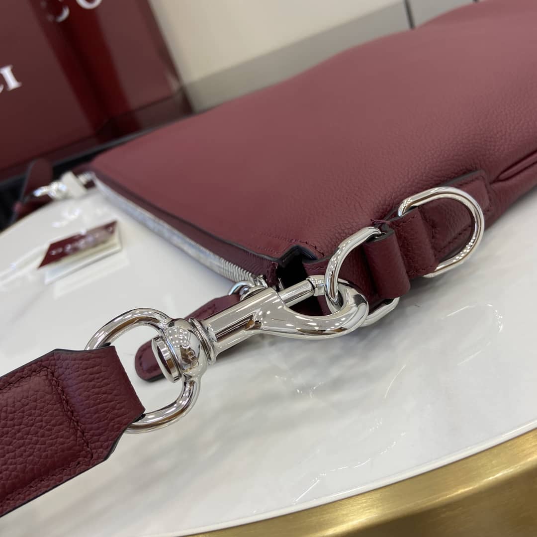 Gucci B Mens Leather Small Burgundy Shoulder Bag_4_160208 Gucci B Mens Leather Small Burgundy Shoulder Bag