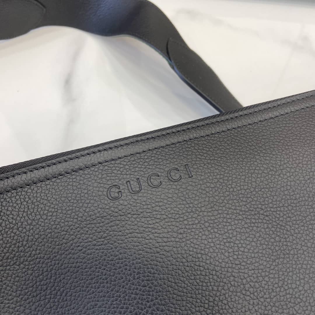 Gucci B Mens Leather Small Black Shoulder Bag_4_160218 Gucci B Mens Leather Small Black Shoulder Bag