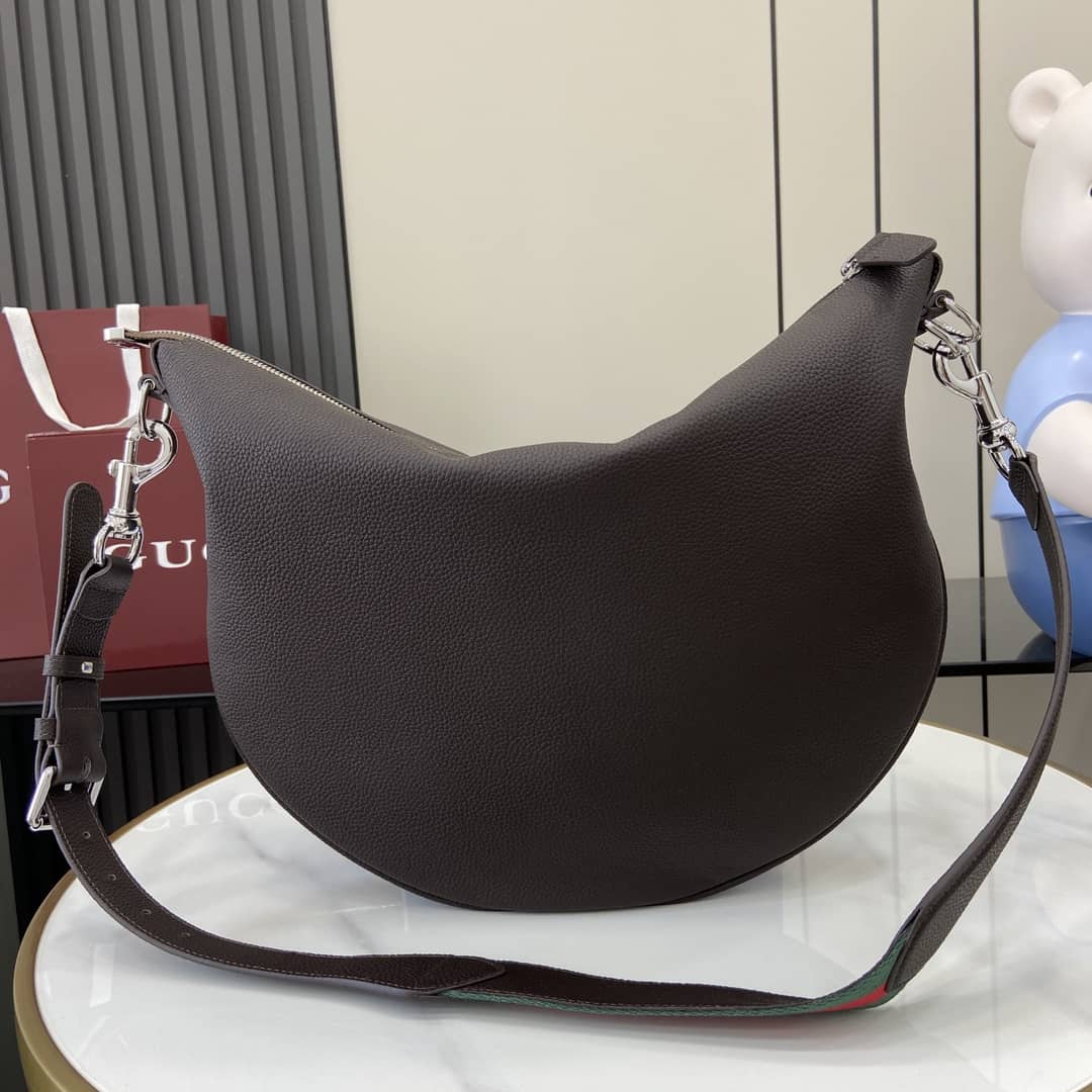 Gucci B Mens Leather Small Brown Shoulder Bag_1_160228 Gucci B Mens Leather Small Brown Shoulder Bag