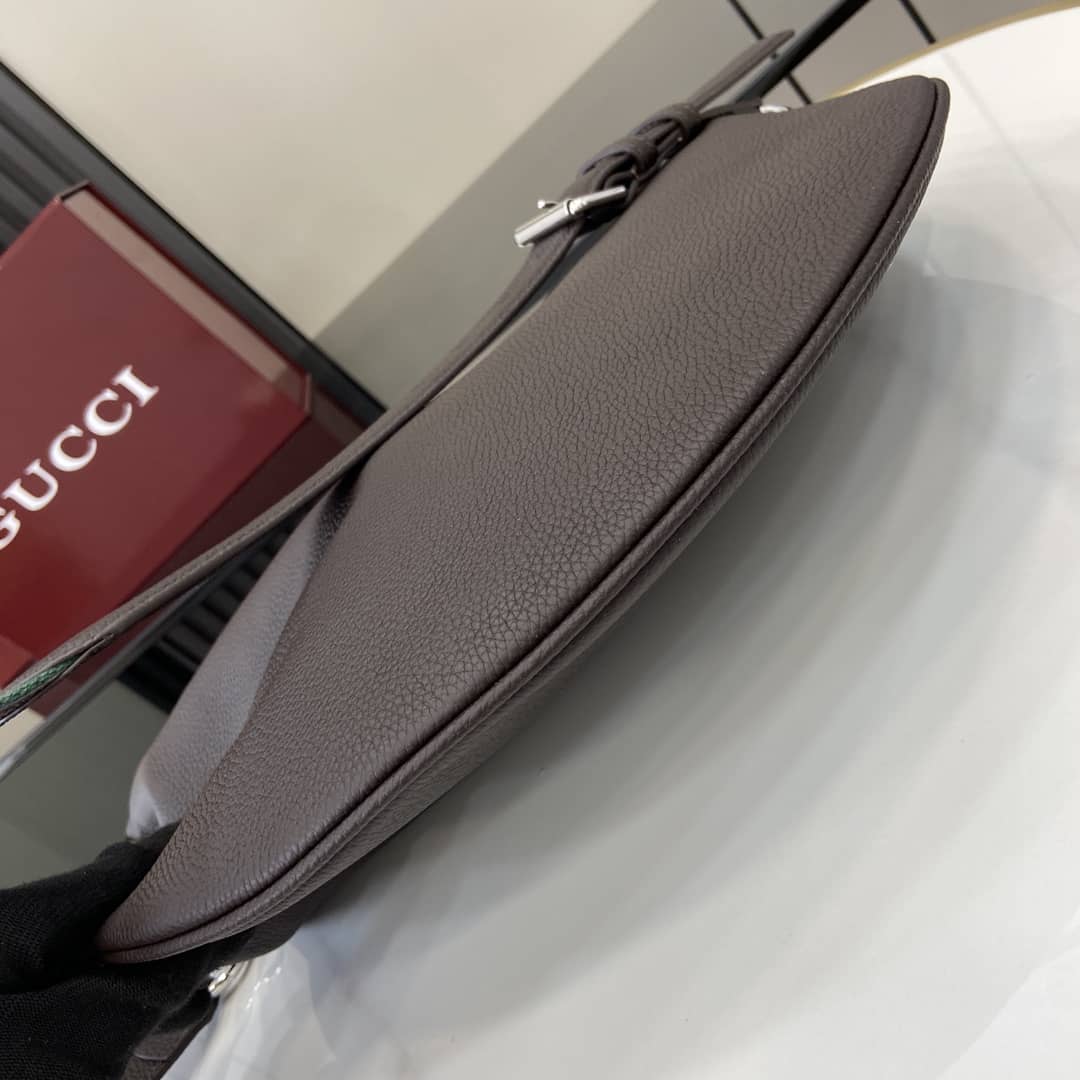 Gucci B Mens Leather Small Brown Shoulder Bag_3_160228 Gucci B Mens Leather Small Brown Shoulder Bag