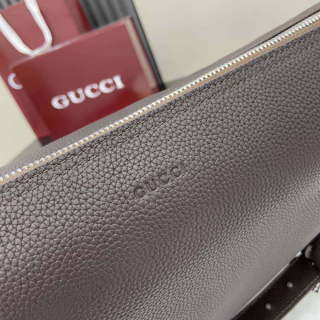 Gucci B Mens Leather Small Brown Shoulder Bag_6_160228 Gucci B Mens Leather Small Brown Shoulder Bag