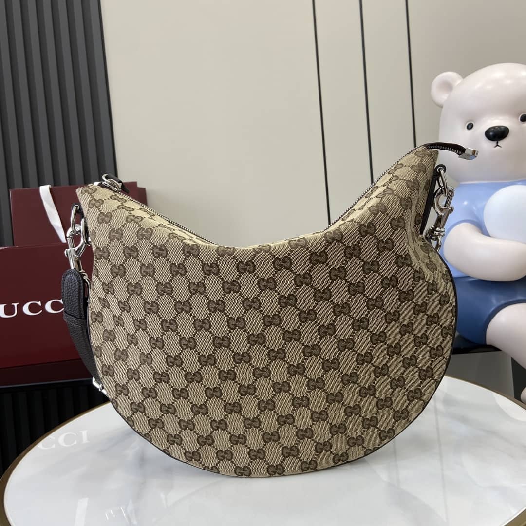 Gucci B GG Canvas Medium Beige Shoulder Bag_10_160238 Gucci B GG Canvas Medium Beige Shoulder Bag