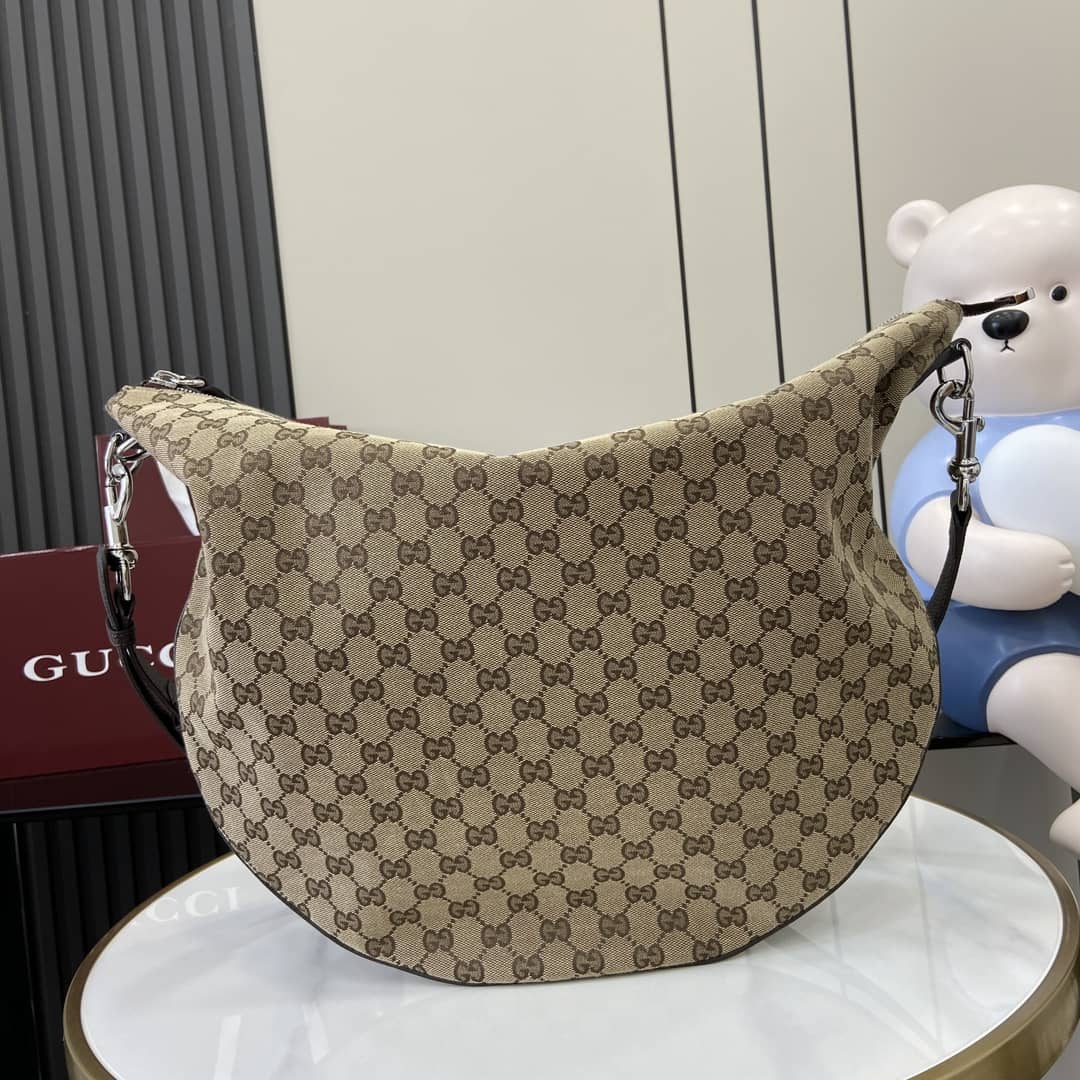 Gucci B GG Canvas Large Beige Shoulder Bag 800194_10_160248 Gucci B GG Canvas Large Beige Shoulder Bag 800194