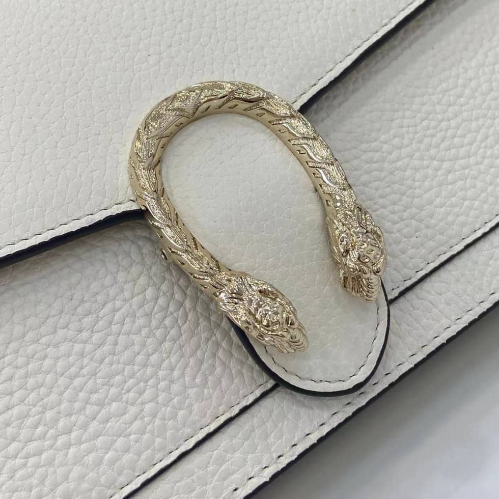 Gucci Dionysus Leather White Chain Wallet 837373_4_160258 Gucci Dionysus Leather White Chain Wallet 837373