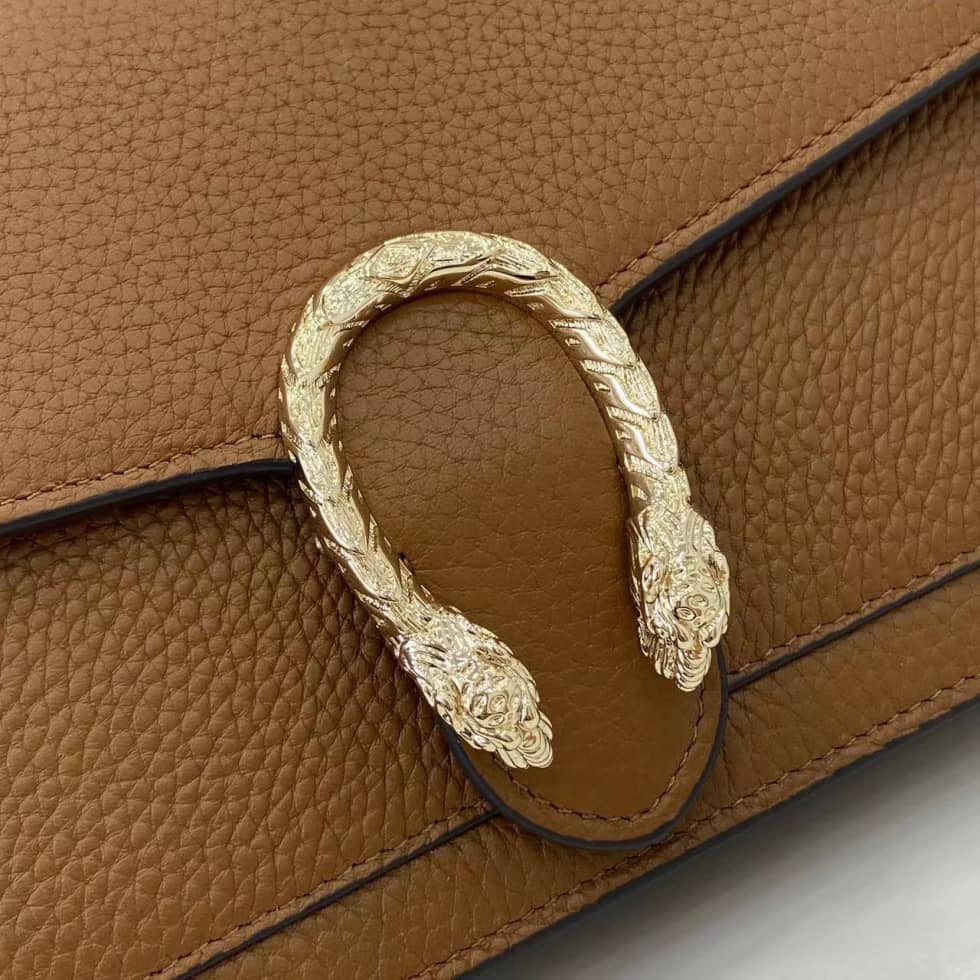 Gucci Dionysus Leather Brown Chain Wallet 837373_4_160268 Gucci Dionysus Leather Brown Chain Wallet 837373