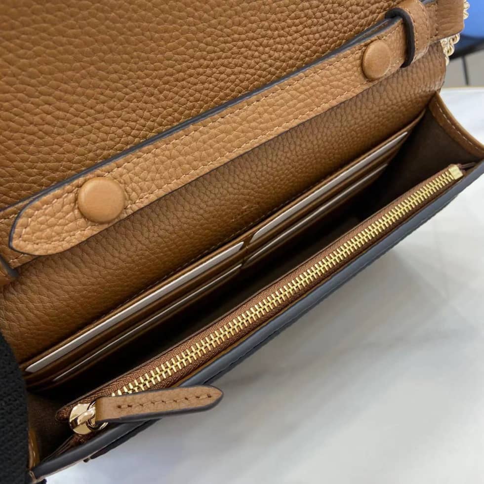 Gucci Dionysus Leather Brown Chain Wallet 837373_8_160268 Gucci Dionysus Leather Brown Chain Wallet 837373