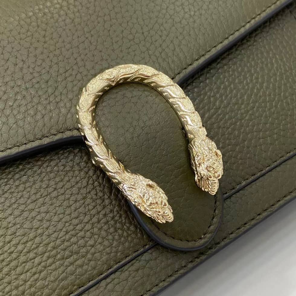 Gucci Dionysus Leather Green Chain Wallet 837373_4_160278 Gucci Dionysus Leather Green Chain Wallet 837373
