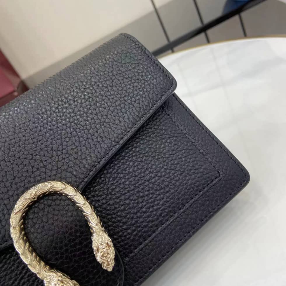 Gucci Dionysus Leather Black Chain Wallet 837373_4_160298 Gucci Dionysus Leather Black Chain Wallet 837373