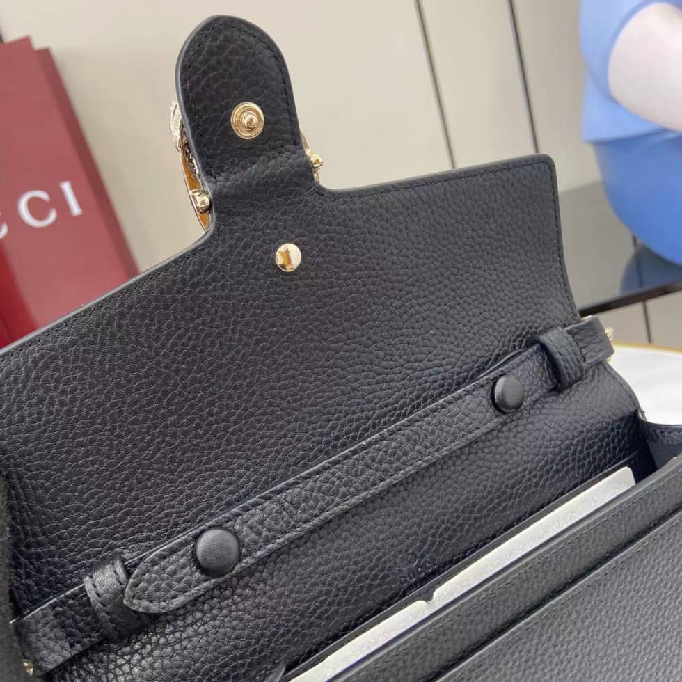 Gucci Dionysus Leather Black Chain Wallet 837373_8_160298 Gucci Dionysus Leather Black Chain Wallet 837373