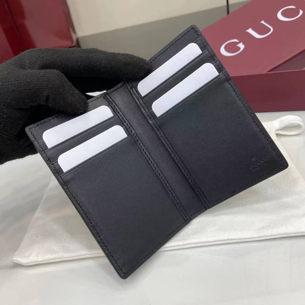 Gucci Imprint Mens Leather Black Card Case_7_160328 Gucci Imprint Mens Leather Black Card Case