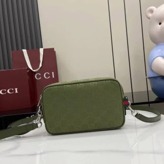 Gucci GG Canvas Small Green Crossbody Bag 834802