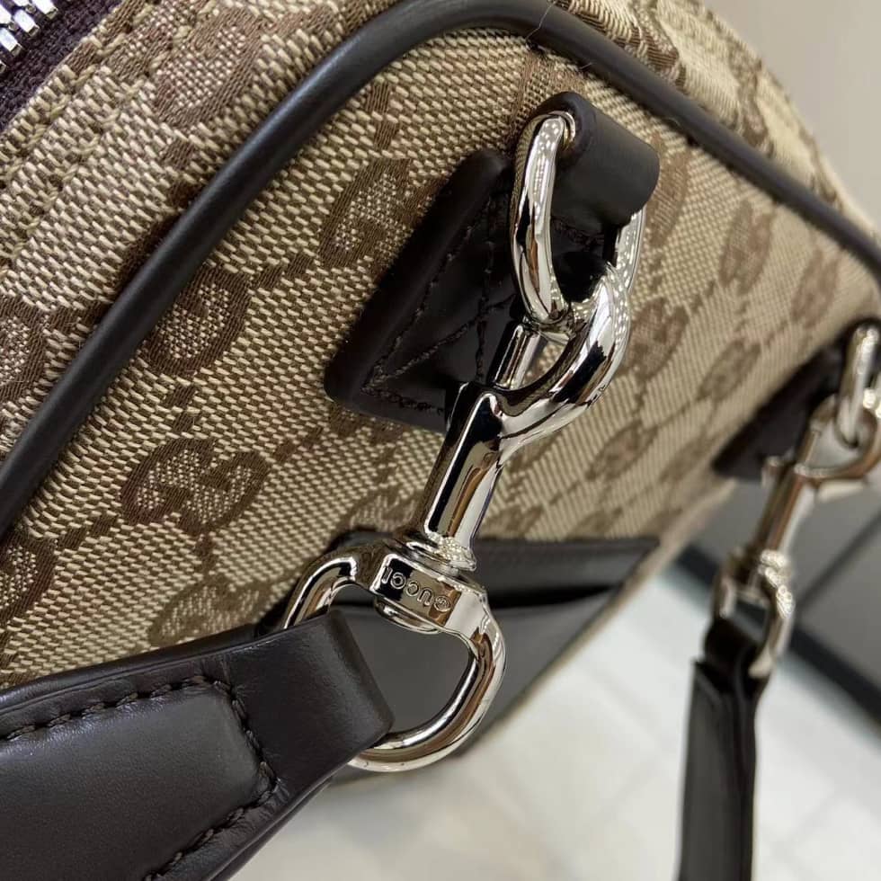 Gucci Mens GG Mini Beige Crossbody Bag 834268_5_160378 Gucci Mens GG Mini Beige Crossbody Bag 834268