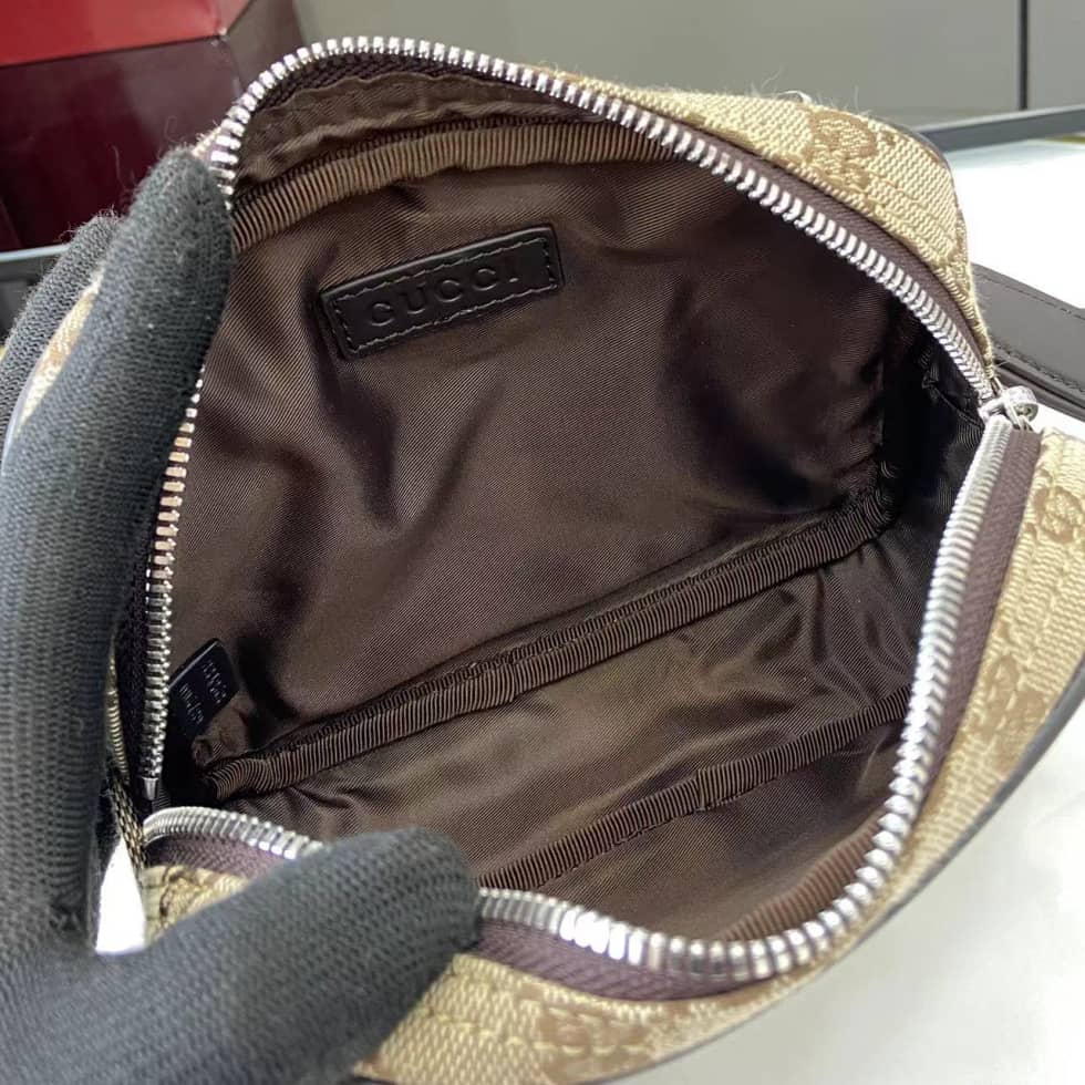 Gucci Mens GG Mini Beige Crossbody Bag 834268_7_160378 Gucci Mens GG Mini Beige Crossbody Bag 834268