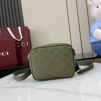 Gucci Mens GG Mini Green Crossbody Bag 834268