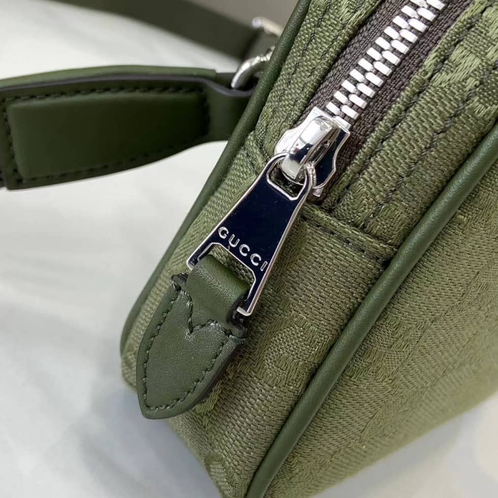 Gucci Mens GG Mini Green Crossbody Bag 834268_6_160388 Gucci Mens GG Mini Green Crossbody Bag 834268