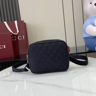 Gucci Mens GG Mini Black Crossbody Bag 834268