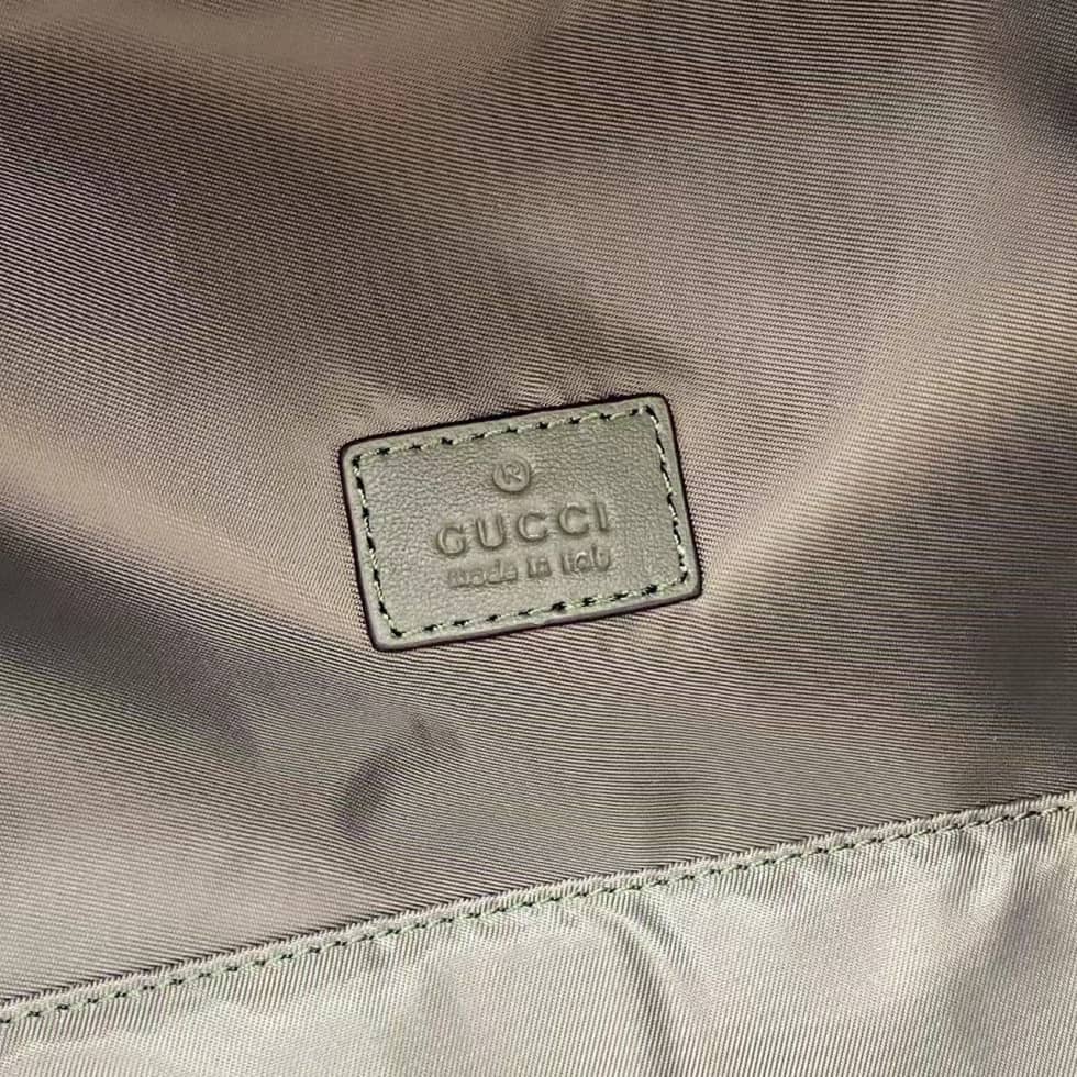 Gucci GG Canvas Mens Medium Green Backpack 834464_8_160468 Gucci GG Canvas Mens Medium Green Backpack 834464